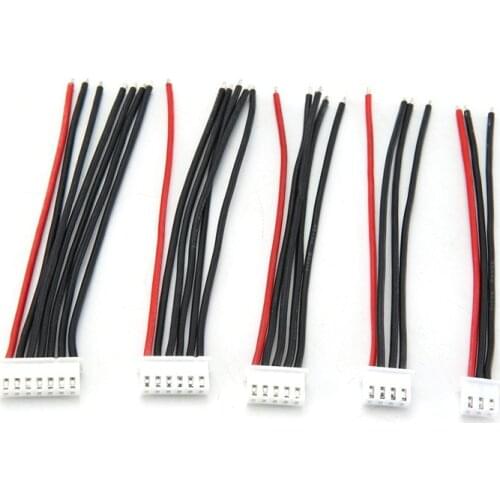 5pcs/Lot 2S 3S 4S 5S 6S 8s Lipo Battery Balance Charger Cable IMAX B6 Connector Plug Wire Wholesale