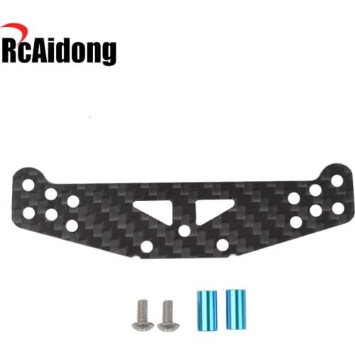 Carbon Fiber Front Rear Shock Damper Stay for RC Tamiya TT01 Type-E 1/10 Drifts On Road Racing Car Upgrades Accessories