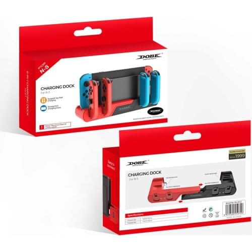 DOBE Charging Dock For Nintendo Switch Controller Joy-Pad Charging Port 2 Game Card Storage 4 Joy Cons Charger Fast-Charging