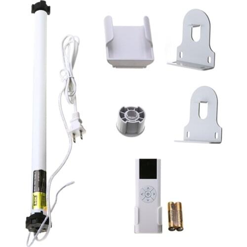 Mayitr AC 100-240V Electric Electric Roller Shade Motor Tubular Remote Control Curtain Shade Roller Blinds Home Decor