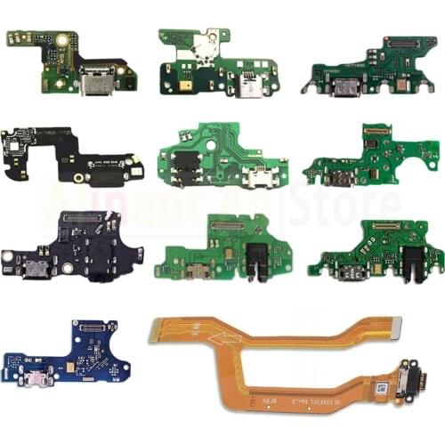 Original Charger USB Charging Connector PCB Port Dock Flex Cable For Huawei Honor View 9 9i 9x 10 20 20i 20s 30 30s Lite Pro