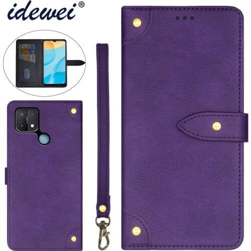 Applicable to OPPO A35 2021 mobile phone case fold bracket function protection leather case phone case funda capa co