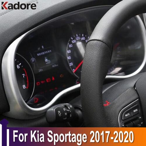 For Kia Sportage 2017 2018 ABS Matte Center Control Dashboard Instrument Panel Cover Trim Interior Car Accessories Styling