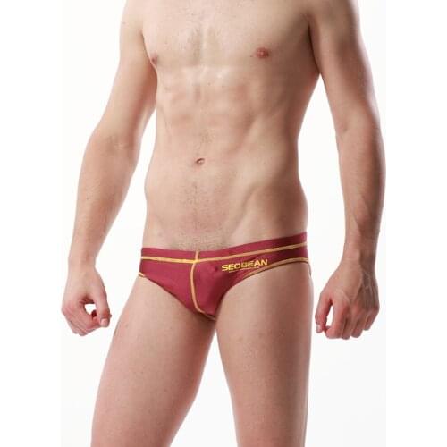 Men swimming shorts briefs swimsuit sexy low waist swimwear summer new hot men bikini swim trunks men beachwear bathing suits