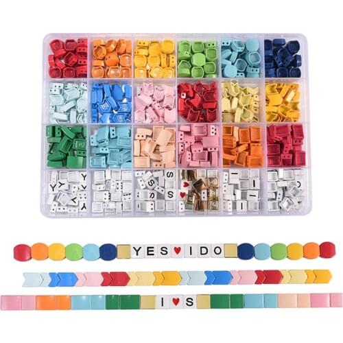 Nomination alphabet enamel tile beads rainbow honeycomb beeds tile tila beads myuki hematite letterbeads vsco girl acessorios