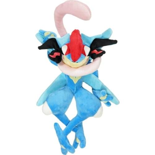 Original Pokemon Film A Series Of Greninja Plush Evolution Version Toy 30CM Birthday Presents For The Doll