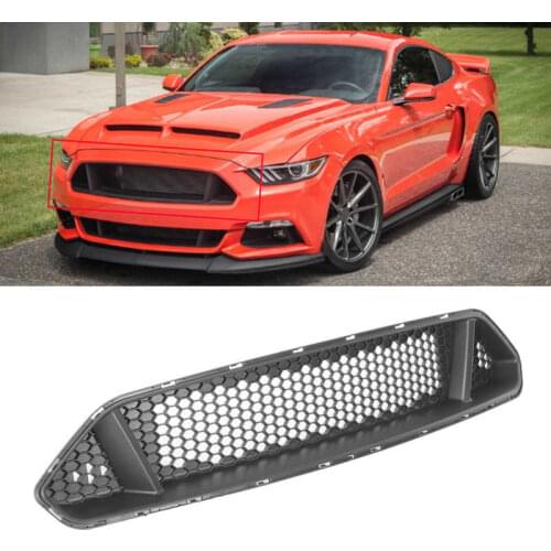 Front Upper Mesh Grille Air Intake Grill Protection Fit for Ford Mustang 2018 2019 2020 Car Accessory