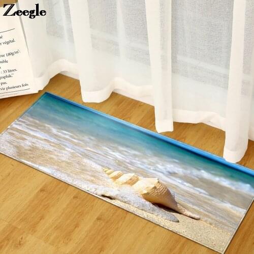 Beach Style Bedroom Carpet Absorbent Living Room Carpet Rug Home Decor Outdoor Carpets Childrens Room Anti-slip Floor Mats