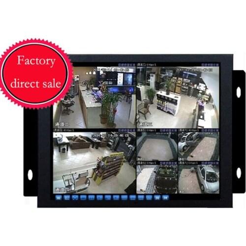 10.4 inch Open Frame Industrial monitor/ metal monitor with VGA /AV/BNC/HDMI lcd monitor