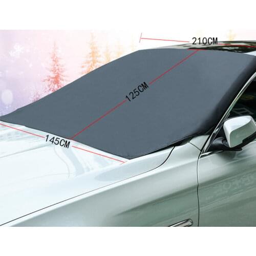 Car Front Rear Windscreen Cover Windshield Sunshades Universal Automobile Magnetic Sunshade Snow Shield Cover Winter Visor Cover