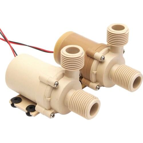 1Pcs Solar Water Pump DC 12V/24V 5M Hot Water Brushless Motor Circulation Pump High Pressure/Food Grade Pump