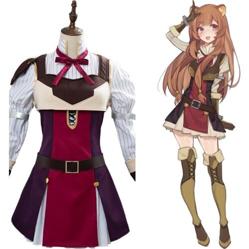 Tate no Yuusha no Nariagari Rising of Shield Hero Raphtalia Cosplay Costume dress Outfit Women Anime Cosplay Costume