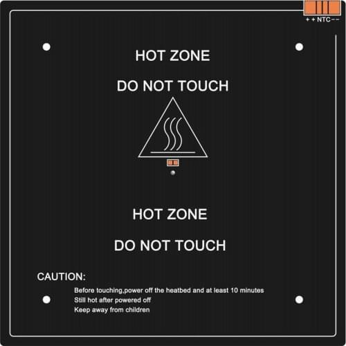 235*235*3.0mm 3D Printer Parts black MK3 24V 220W hotbed latest Aluminum heated bed For Creality Ender-3/3S 3D Printer