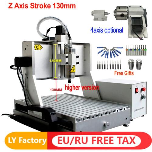 3040 CNC Router 3 4 aixs Mach3 water cooling 800W 1500W 2200W Ball screw spindle Metal Engraving Milling Cutting Machine