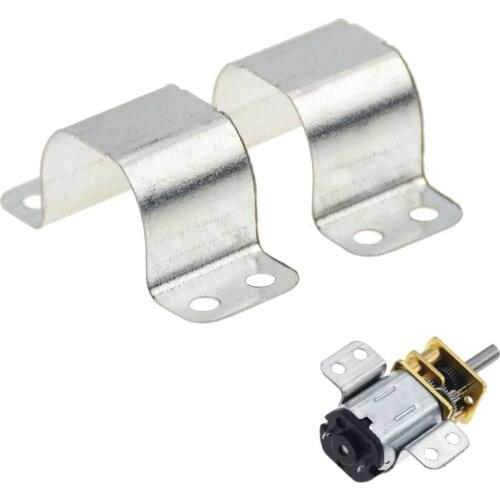 5pcs/lot N20 N30 Motor Iron Bracket Micro Motor Fixed Mounting Bracket for Toy Car Accessories Model Aircraft