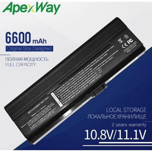 Apexway 6600 mAh Laptop Battery for Acer Aspire 3030 3050 3200 3600 3610 3680 for Extensa 2400 2480 for TravelMate 2400 3220