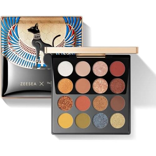 CY Eye Shadow Plate 16 Color Cat Eye Shadow Shimmering Powder Shimmer Waterproof Super Hot Free Shipping