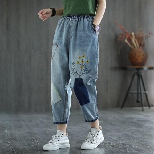 Женские джинсовые капри FLYRESYH China At AliExpress