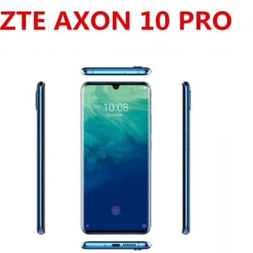 DHL Fast Delivery Global Version ZTE Axon 10 Pro Cell Phone Snapdragon 855 Android 9.1 6.47" IPS 6GB RAM 128GB ROM 48.0MP NFC