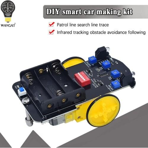 Intelligent CAR manufacturing kit Infrared tracking obstacle avoidance follow line tracking make CAR