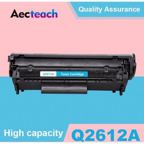 Aecteach compatible Q2612A q2612 2612a 12a 2612 Toner Cartridge for HP LaserJet LJ 1010 1020 1015 1012 3015 3020 3030 3050