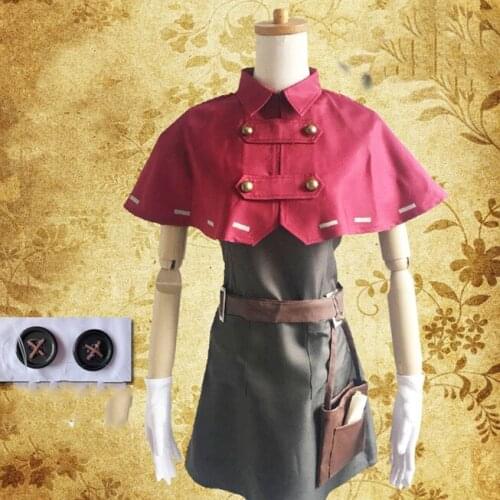 Halloween Cosplay Costume Identity V Fifth Personality Doctor Emily Nephew Red Multi-Piece Set of Ladies Anime Show Costume