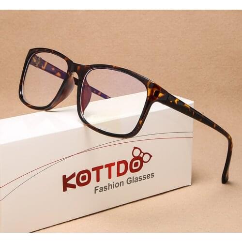 KOTTDO Fashion Classic Anti-blue Light Ladies Glasses Frame Optical Retro Computer Prescription Glasses Men Classic Fashion 2020
