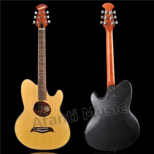 HOT! Super Roundback/ Carbon Fiber Back & Side Acoustic guitar (ANT-178)
