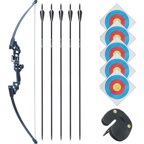 Archery Bow And Arrows For Adults Takedown Recurve Bow And Arrow Set Beginner Bows For Hunting Outdoors Sports Game