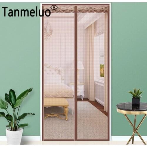 High Quality Magnetic Mesh Screen Door Fly Bug Insect Mosquito Net Curtain Magnetic Hanging Curtain For Kitchen