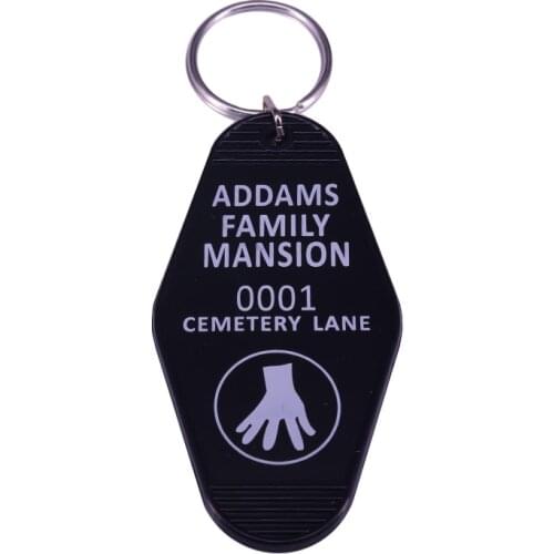 Mansion Cemetery Lane Keychain a must have for any cult movie TV fan