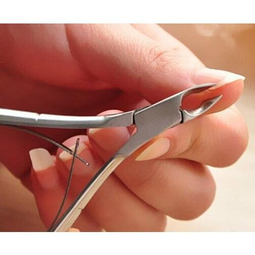 Nail Art Clipper Stainless Steel Cuticle Scissor Toe Cuticle Nipper Trimmer Cutter jk17