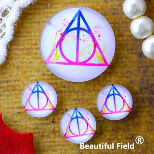 12mm 25mm 14mm 16mm 18mm 20mm Photo Glass Cabochons Round Cameo Set Handmade Settings Stone Magic AOA1141