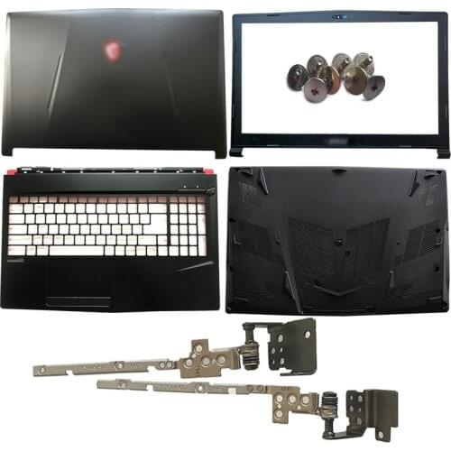 NEW For MSI GL63 GP63VR MS-16P4 Laptop LCD Back Cover/Front Bezel/Hinges/Palmrest/Bottom Case
