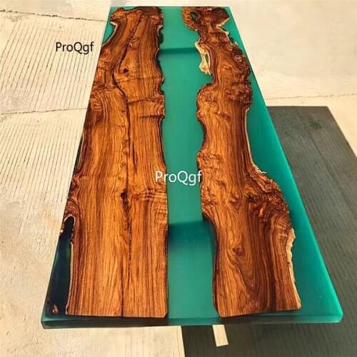 Prodgf 1 set 150*70cm clear river design dining table