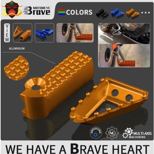 Motorcycle CNC Blue Brake Shifter Lever Pedal Step Tip For KTM SX SXF EXC EXCF XC XCF XCW 125 150 250 350 450 2017 - 2021 2020