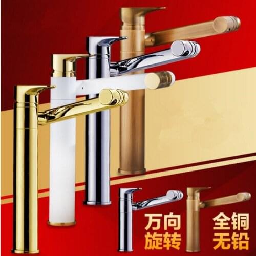 Bathroom Faucet Hot and cold Mixer Swivel Easy Wash for Basin Sink and Kitchen Faucets 360degree rotation Water Taps torneira