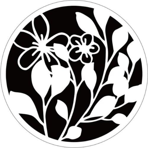 Stencils For Diy Scrapbooking Plant Flower Painting Template Ruler Drawing Ruler Bullet Journal Supplies Stencils For Patterns