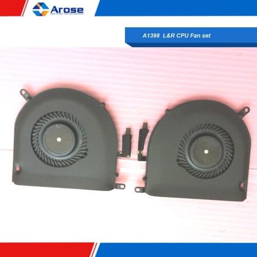 A1398 cooling fan A1398 cooler fan 923-00536 923-0092 2013-2015 KDB06105HC-HM00 KDB06105HCA03AEL A1398 L&R CPU Fan set
