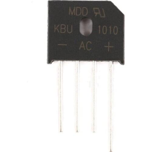 10pc MDD KBU1010 10A/1000V rectifier KBU1010 Silicon bridge rectifier