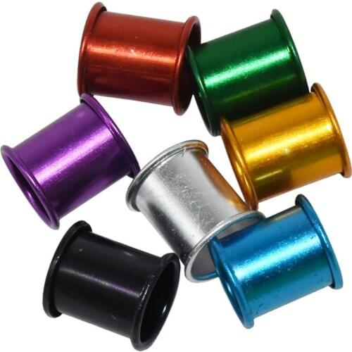 1000 Pcs Aluminum Pigeon Foot Ring 8 MM Bird Ring Identification Race Pigeons Color Ring Bird Tools