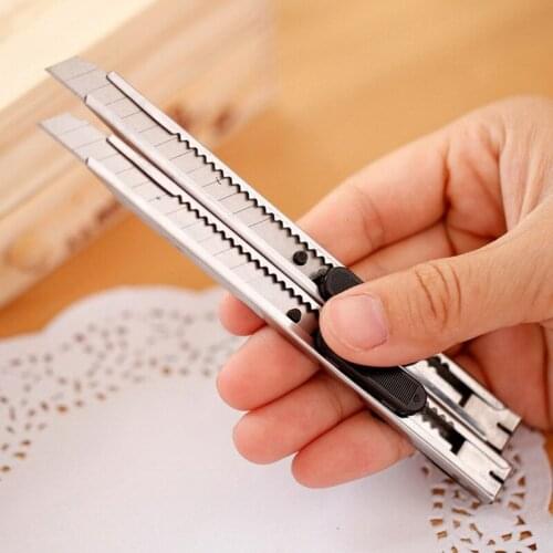 2PCS Mini Utility Knife Small Mobile Phone Film Tools Stainless Steel Art Utility Knife