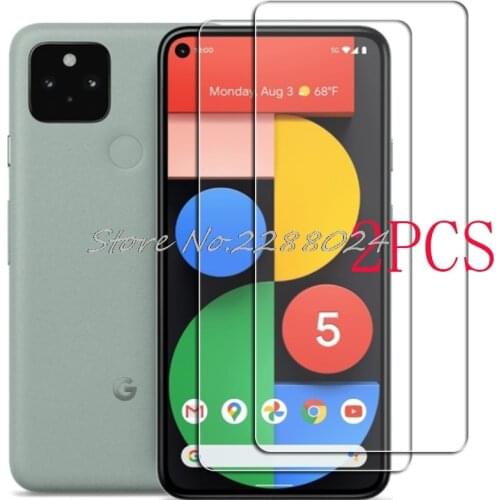 2PCS FOR Google Pixel 5 Tempered Glass Protective On Pixel5 GD1YQ, GTT9Q Screen Protector Glass Film Cover