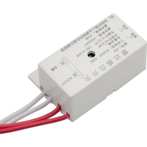 5Pcs Microwave radar sensor switch 220V 50Hz Infrared human body sensor module can connect to LED light intelligently adjustable