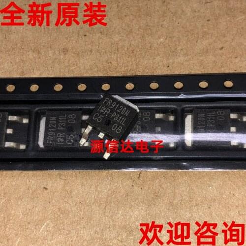 5PCS Real picture shooting of new original FR9120N IRFR9120N 6.6A 100V P-channel FET