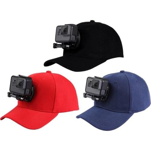 PULUZ for Go Pro Accessories Outdoor Sun Hat Topi Baseball Cap W/ Holder Mount for GoPro HERO5 HERO4 Session HERO 5 4 3 2 1