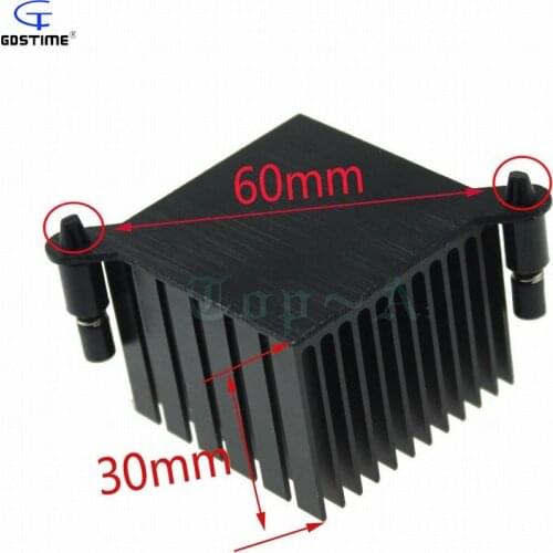 Gdstime 2 pcs/lot 38mm 38x38x30mm Aluminum Heatsink Fan Cooler for PC Computer Northbridge VGA Chipset Cooling