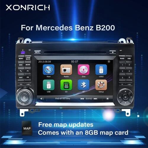 AutoRadio 2 Din Car DVD Player For Mercedes Sprinter Benz B200 Viano Vito W639 W169 W245 W209 Multimedia GPS Navigation Audio 4G