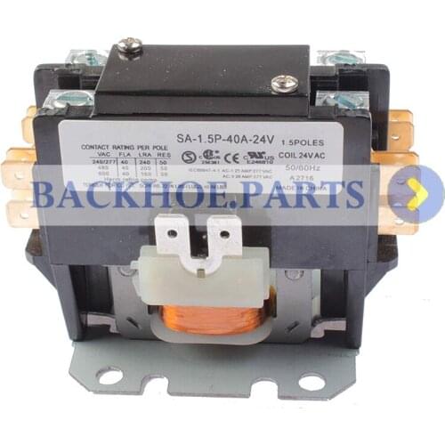 SA-1.5P-40A-24V 1.5Pole 40Amp 24V AC Coil Definite Purpose Contactor