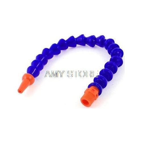 Milling Lathe Adjustable Direction 1/4" BSPT Oil Coolant Pipe Tube Dark Blue